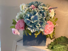 Load image into Gallery viewer, Blushing Blue Linen