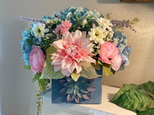 Load image into Gallery viewer, Blushing Blue Linen